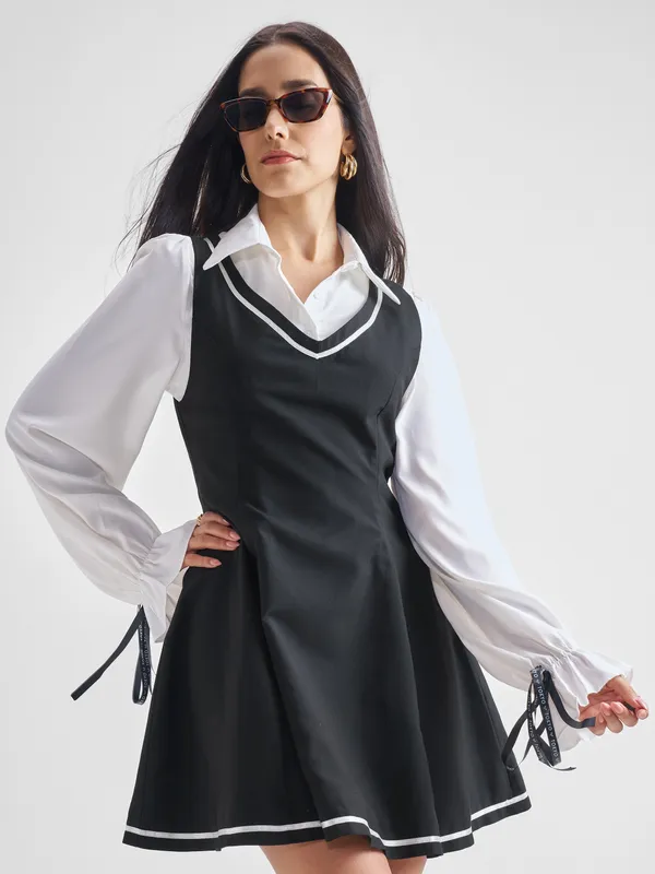 Solid Shirt Dress