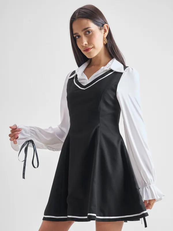 Solid Shirt Dress