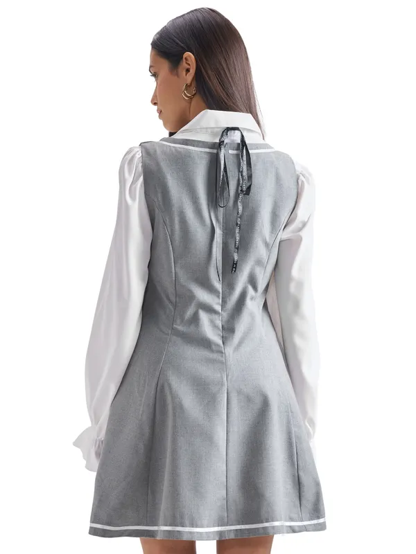 ESPYR By Tokyo Talkies Women Solid Shirt Dress