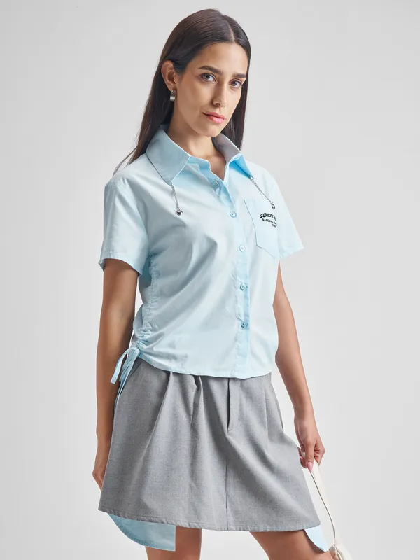 Women Shirt With Skirt Co-Ords