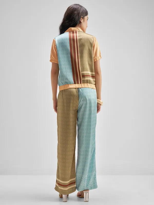 Tokyo Talkies Women Multi Top Trouser Co-Ords