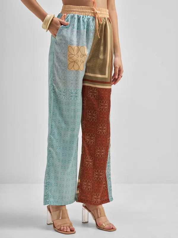 Tokyo Talkies Women Multi Top Trouser Co-Ords