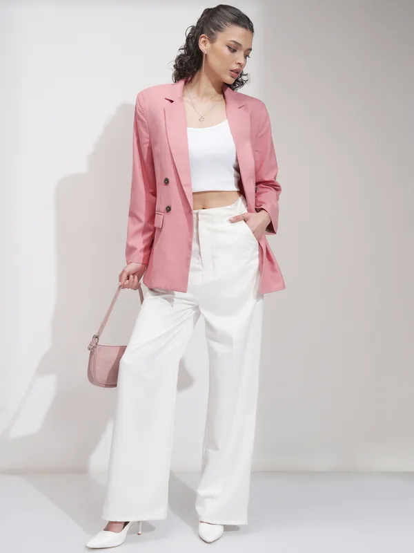 Solid Regular Fit Blazer