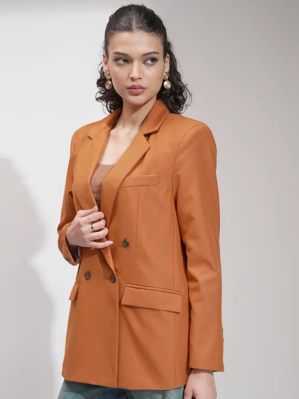 Solid Regular Fit Blazer