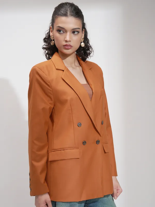 Solid Regular Fit Blazer