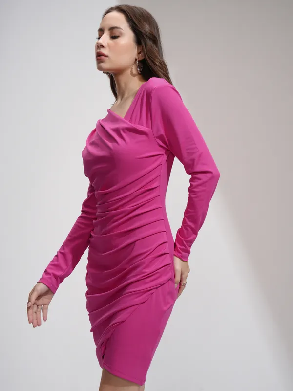 Solid Sheath Dress