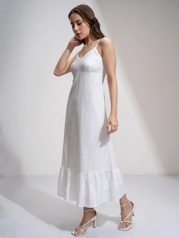 Self Design Fit And Flare Dress