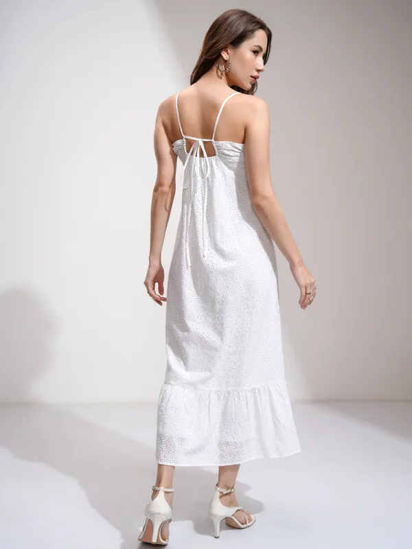 Self Design Fit And Flare Dress