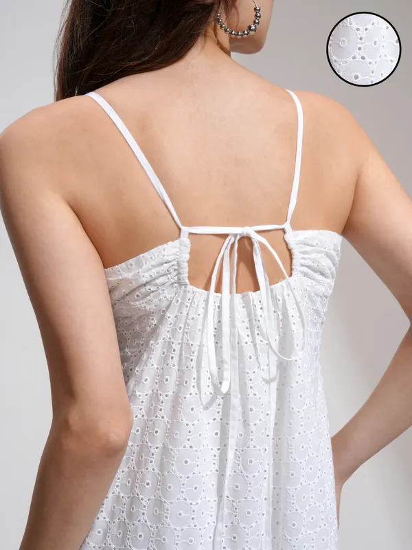 Self Design Fit And Flare Dress