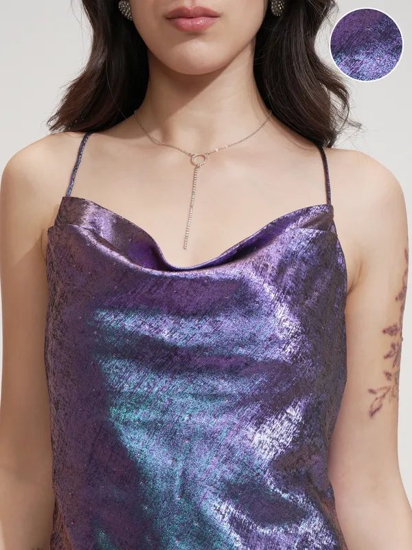 Solid Fit And Flare Dress