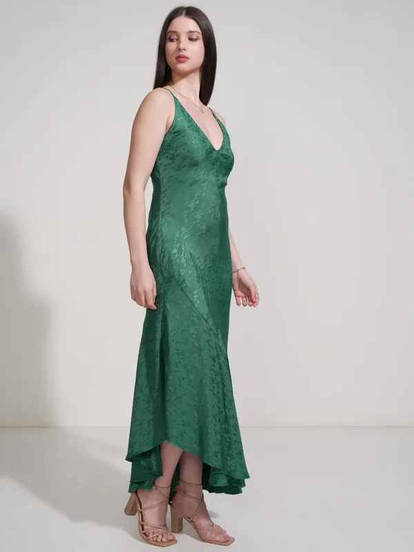 Self Design Fit And Flare Dress