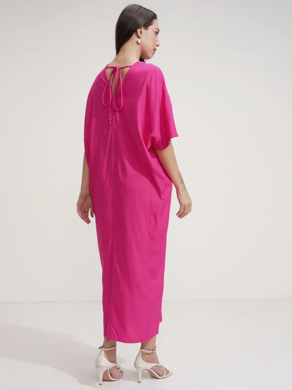 Self Design Fit And Flare Dress