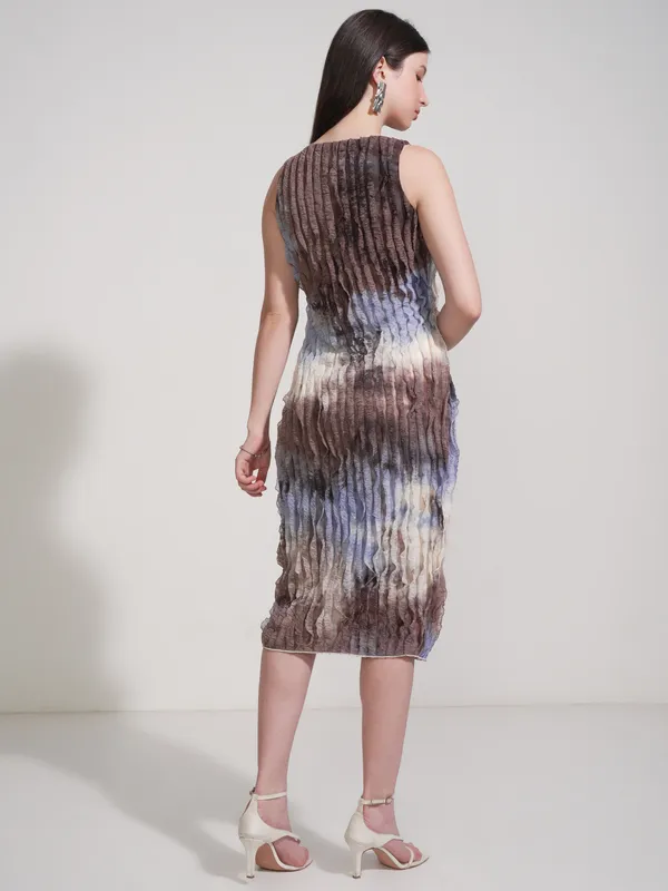 Printed Sheath Dress