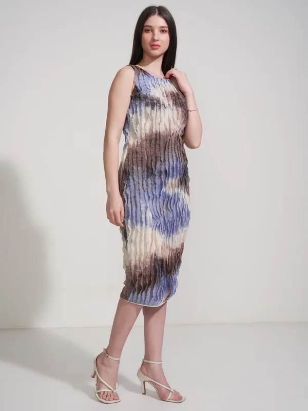 Printed Sheath Dress