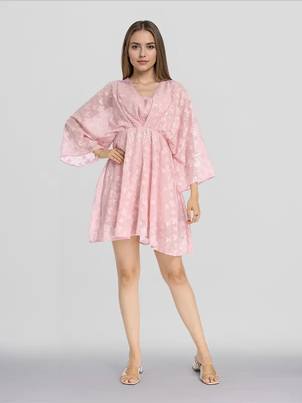 Embellished Fit and Flare Dress