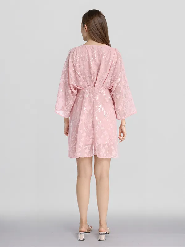 Embellished Fit and Flare Dress