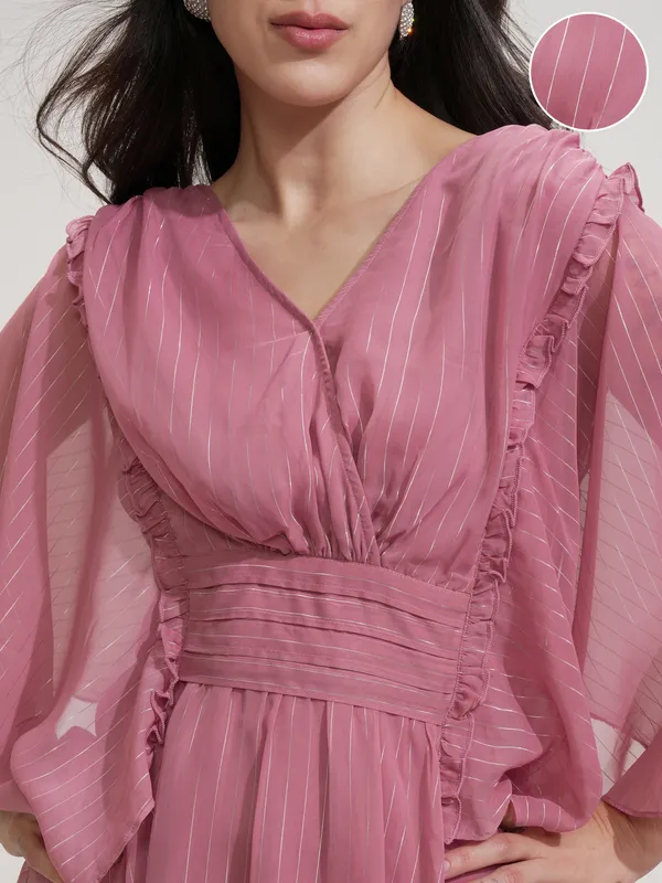 ESPYR By Tokyo Talkies Women Solid Fit and Flare Dress