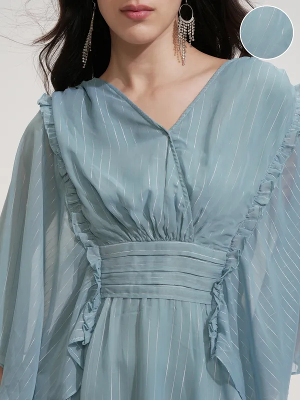 ESPYR By Tokyo Talkies Women Solid Fit and Flare Dress