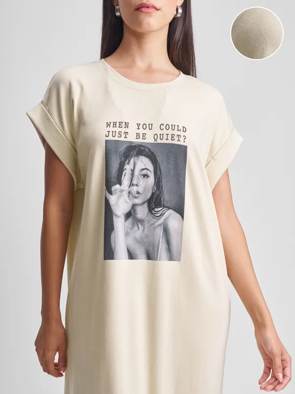 Printed T-shirt Dress