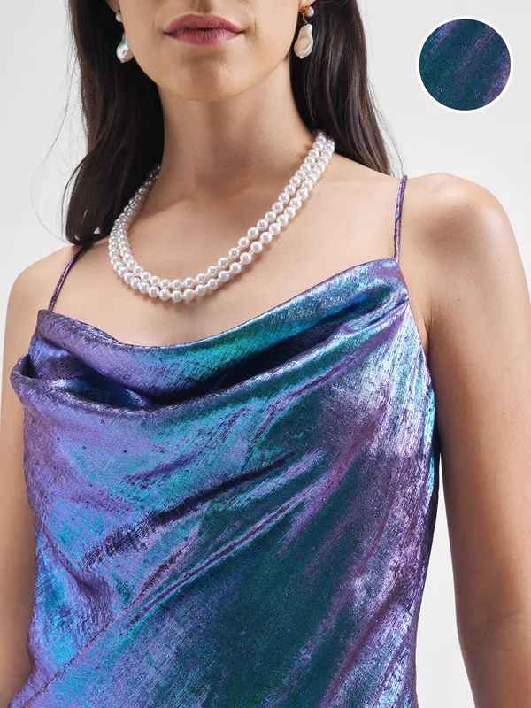 Solid Fit and Flare Dress