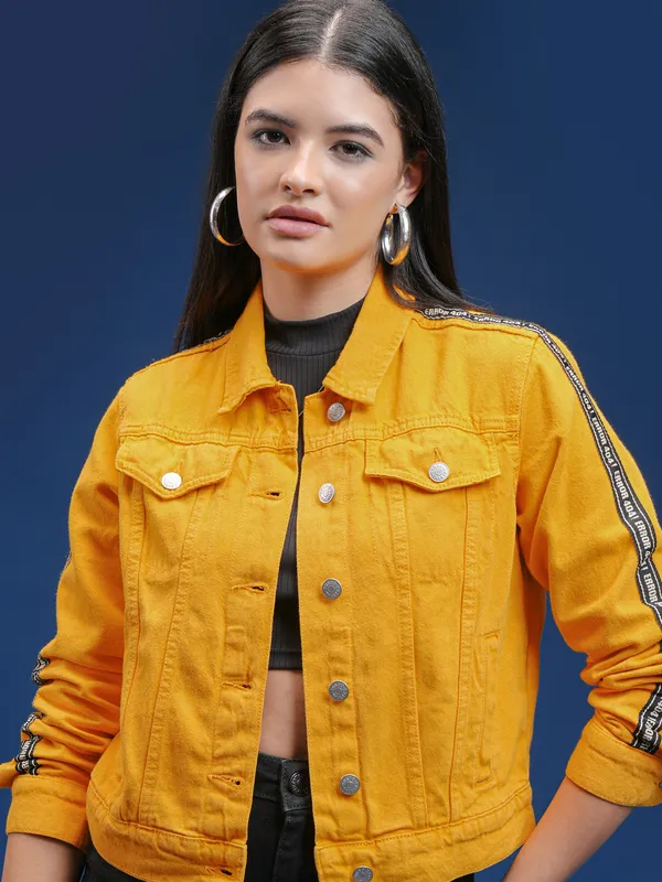  Tokyo Talkies Women Yellow Jackets