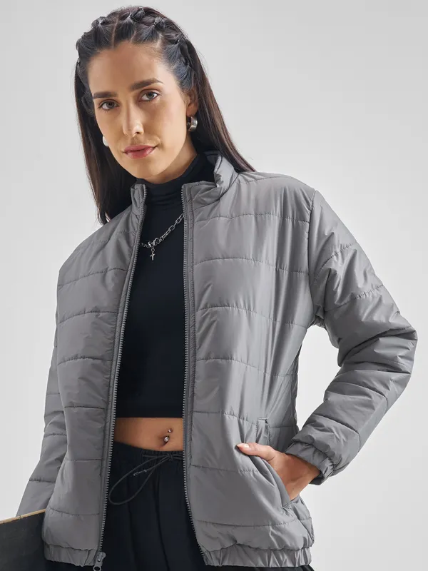 Women Solid Jackets
