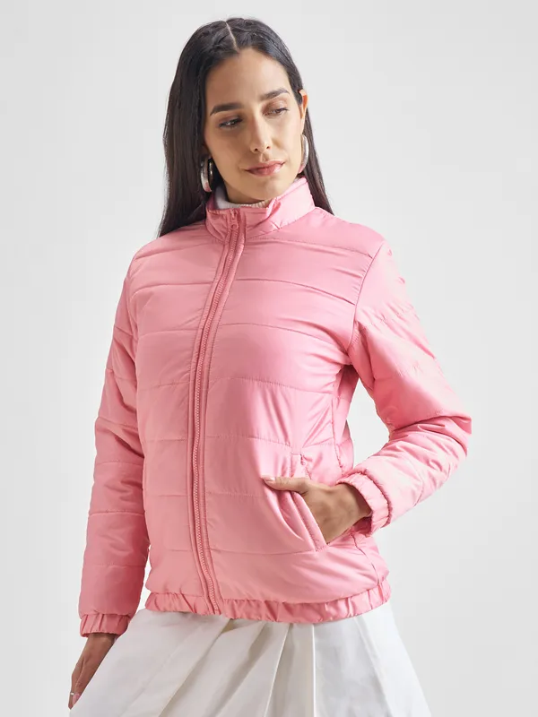 Women Solid Jacket