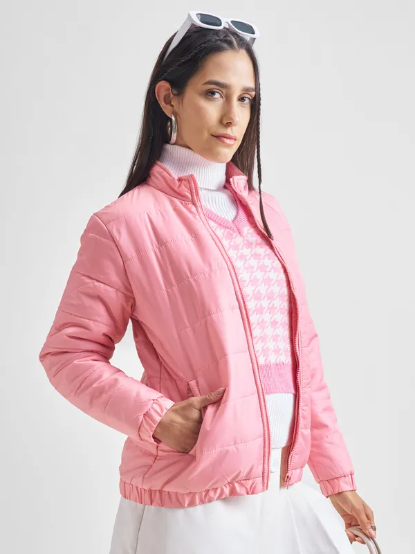 Women Solid Jacket
