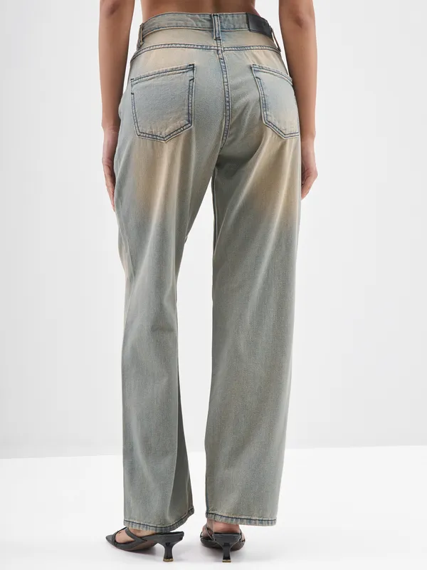 Street By Tokyo Talkies Women Blue Straight Fit Jeans