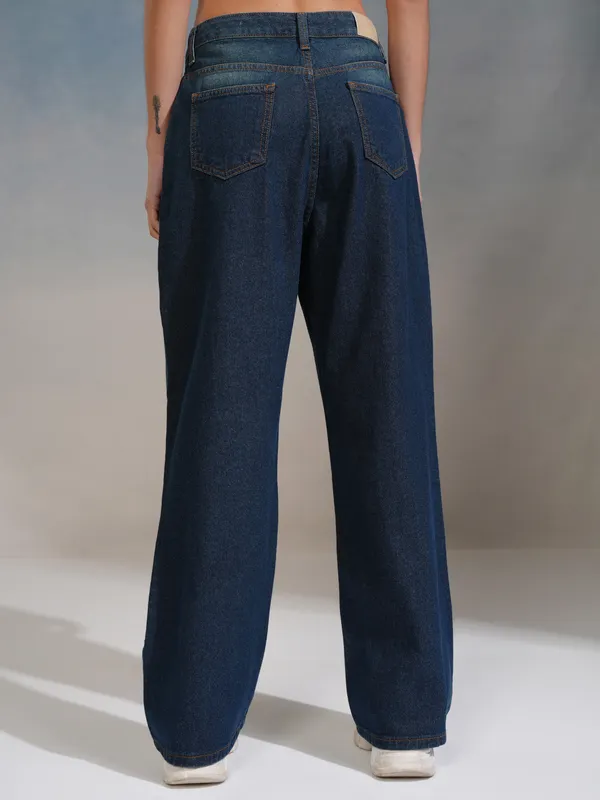 Tokyo Talkies Women Blue Flared Jeans