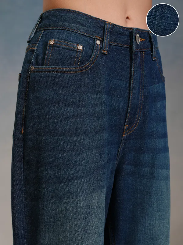 Tokyo Talkies Women Blue Flared Jeans