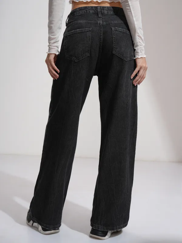 Tokyo Talkies Women Grey Bootcut Stretchable Jeans