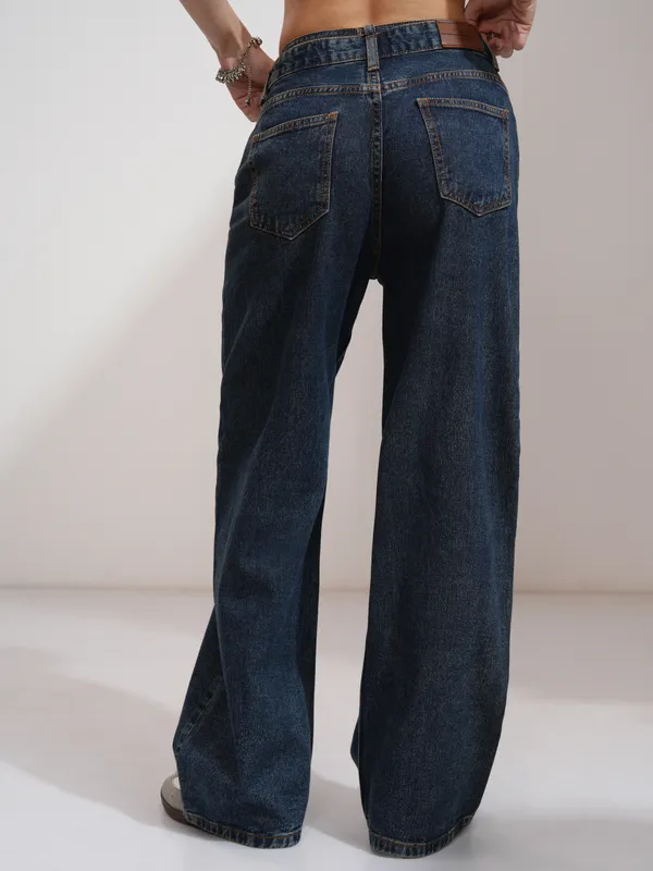 Tokyo Talkies Women Blue Flared Stretchable Jeans