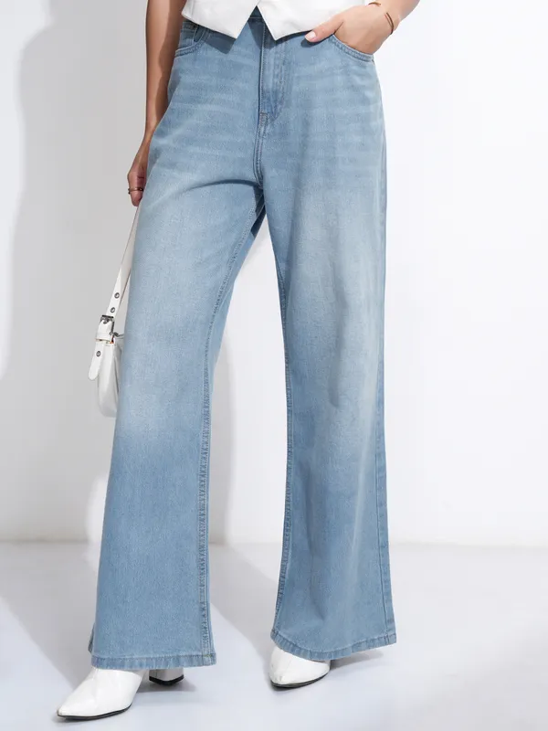 Tokyo Talkies Women Blue Regular Fit Clean Look Stretchable Jeans