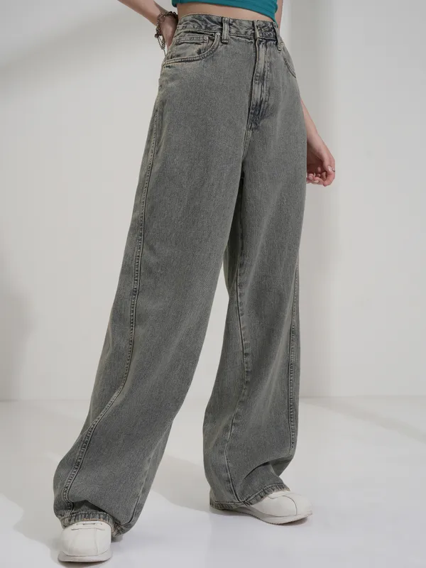 Tokyo Talkies Women Navy Blue Regular Fit Stretchable Jeans