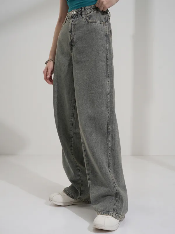 Tokyo Talkies Women Navy Blue Regular Fit Stretchable Jeans