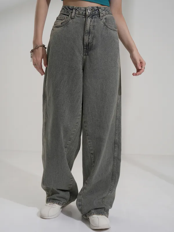 Tokyo Talkies Women Navy Blue Regular Fit Stretchable Jeans