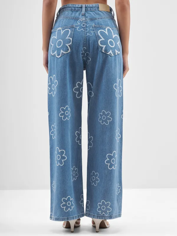 Tokyo Talkies Women Blue Dad Fit Jeans