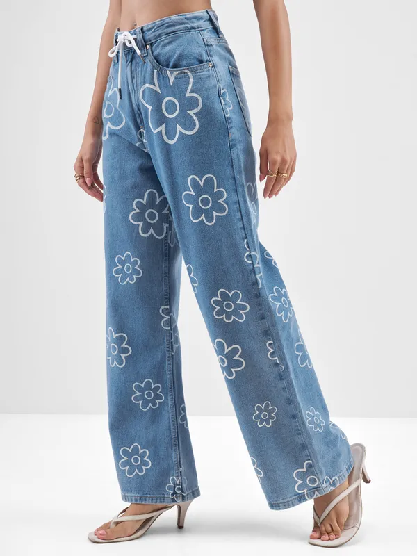 Tokyo Talkies Women Blue Dad Fit Jeans