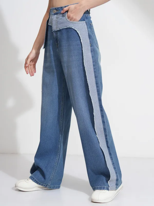 Tokyo Talkies Women Blue Regular Fit Stretchable Jeans