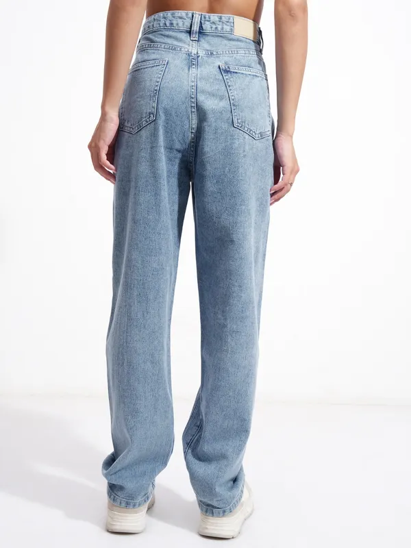 Tokyo Talkies Women Blue Relaxed Fit Stretchable Jeans