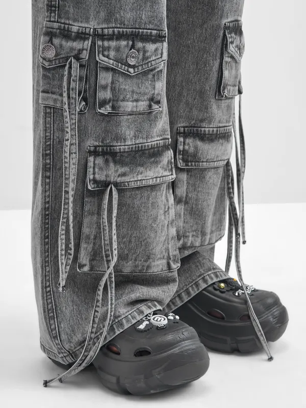 Tokyo Talkies Women Grey Dad Fit Stretchable Jeans