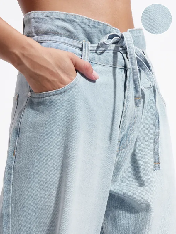 Tokyo Talkies Women Blue Flared Stretchable Jeans