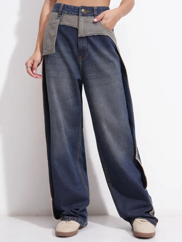 Tokyo Talkies Women Blue Regular Fit Stretchable Jeans