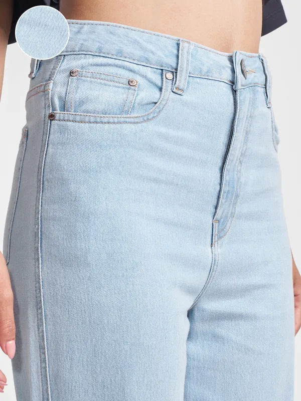 Tokyo Talkies Women Blue Flared Jeans