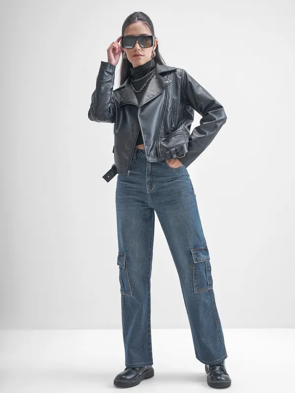 Tokyo Talkies Women Blue Flared Stretchable Jeans