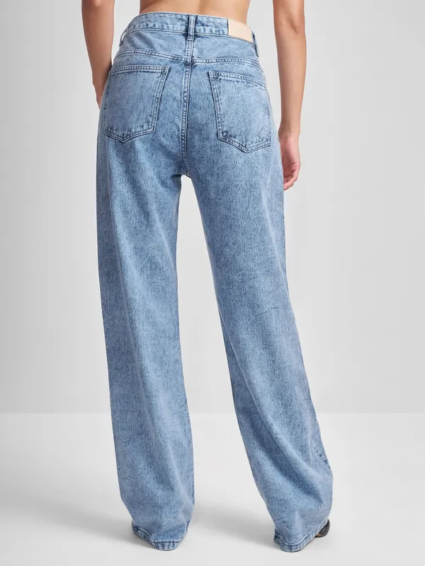 Tokyo Talkies Women Blue Dad Fit Jeans