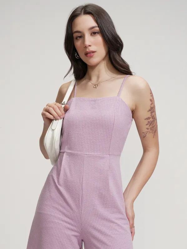Solid Regular Fit Jumpsuit