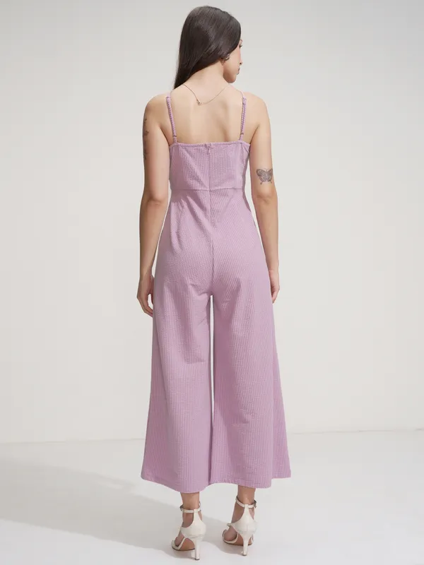 Solid Regular Fit Jumpsuit