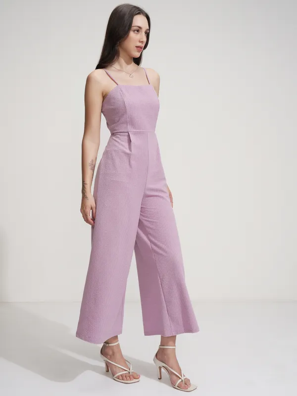 Solid Regular Fit Jumpsuit